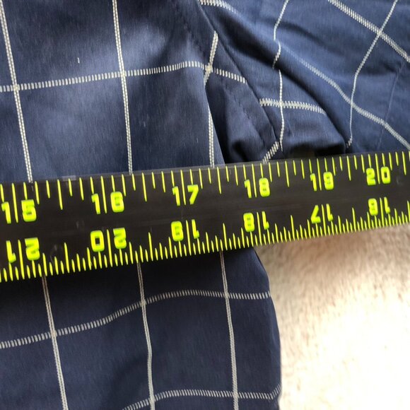Mens Shirt Size 2XL Widowpane Short Sleeve Button Down Casual Navy Blue Travel - Picture 5 of 8